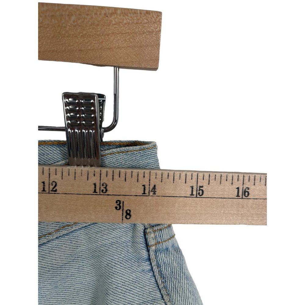 Levis 501 colorful patch work cut off button fly shorts sz 30 - Picture 5 of 10